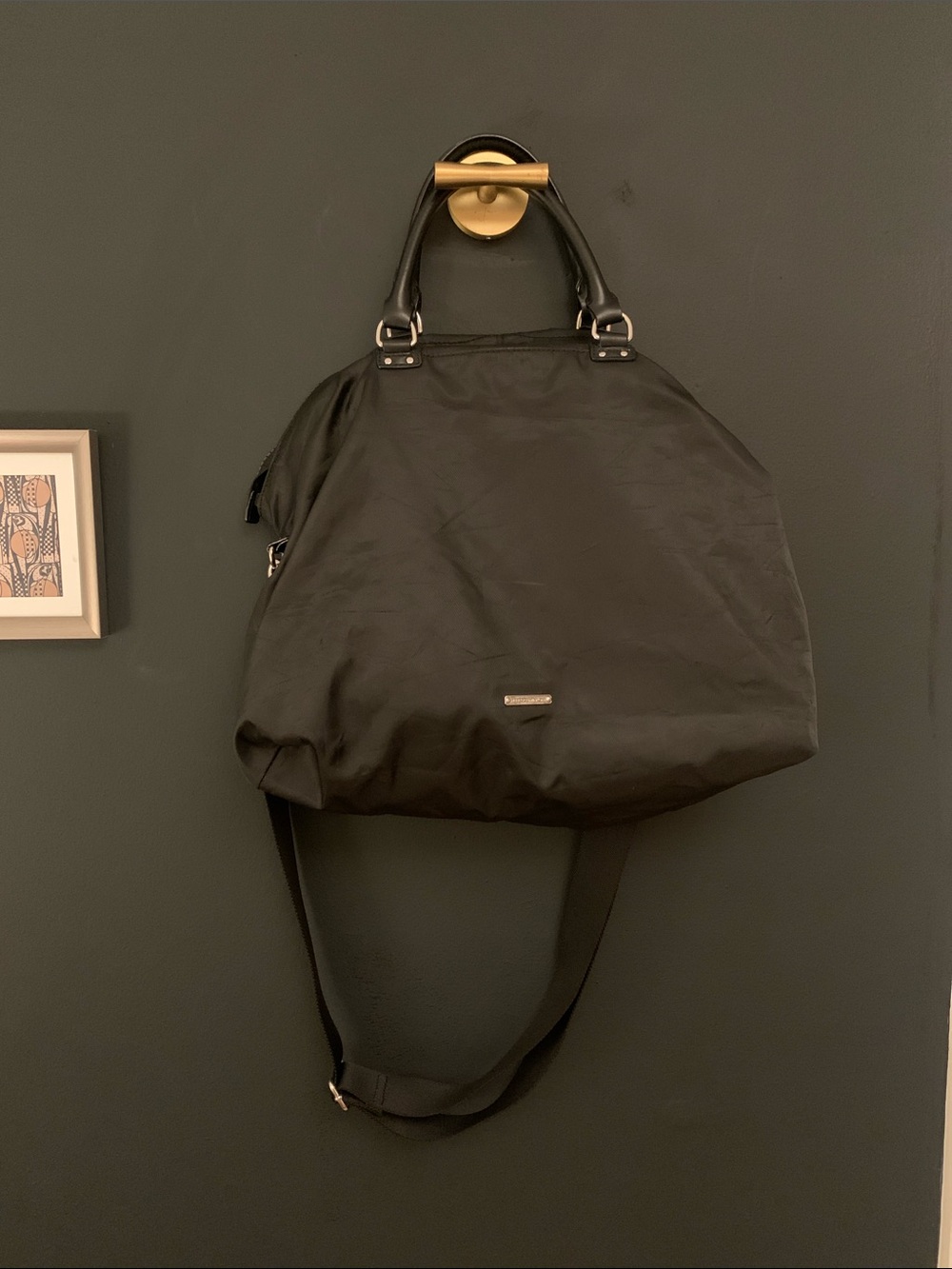 Rebecca Minkoff nylon crossbody/small carryon tote